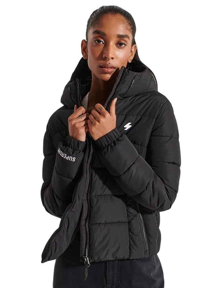 Superdry Women's Hooded Spirit Sports Puffer Jacket