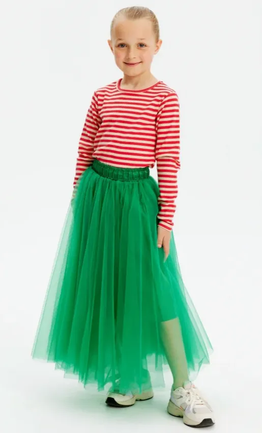 The Heaven Tulle Skirt - Bright Green - KIDS