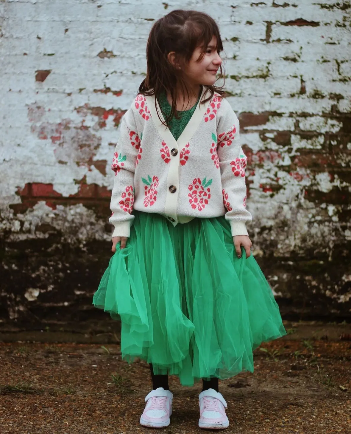 The Heaven Tulle Skirt - Bright Green - KIDS