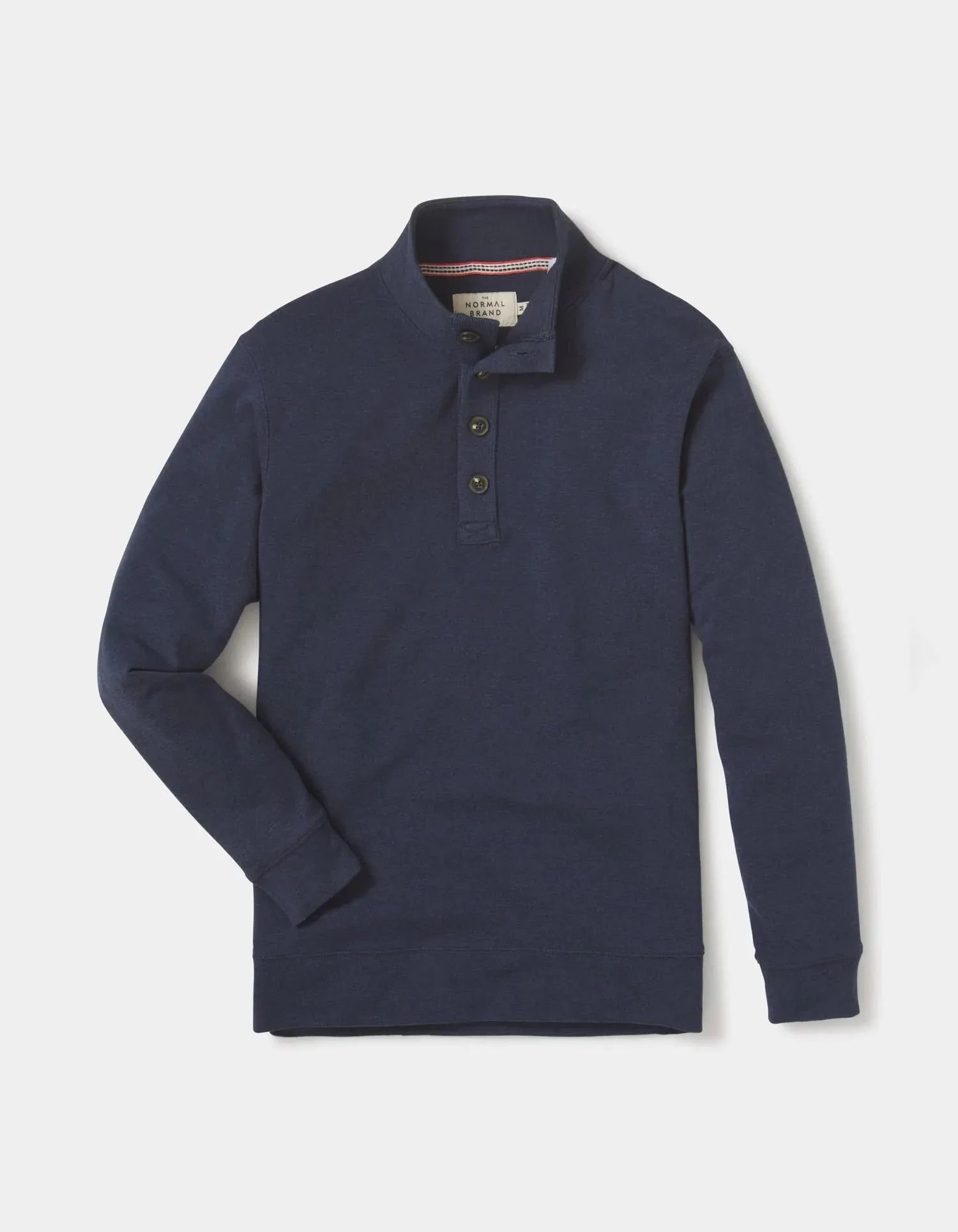 The Normal Brand | Puremeso | Button Popover | Men's | Navy