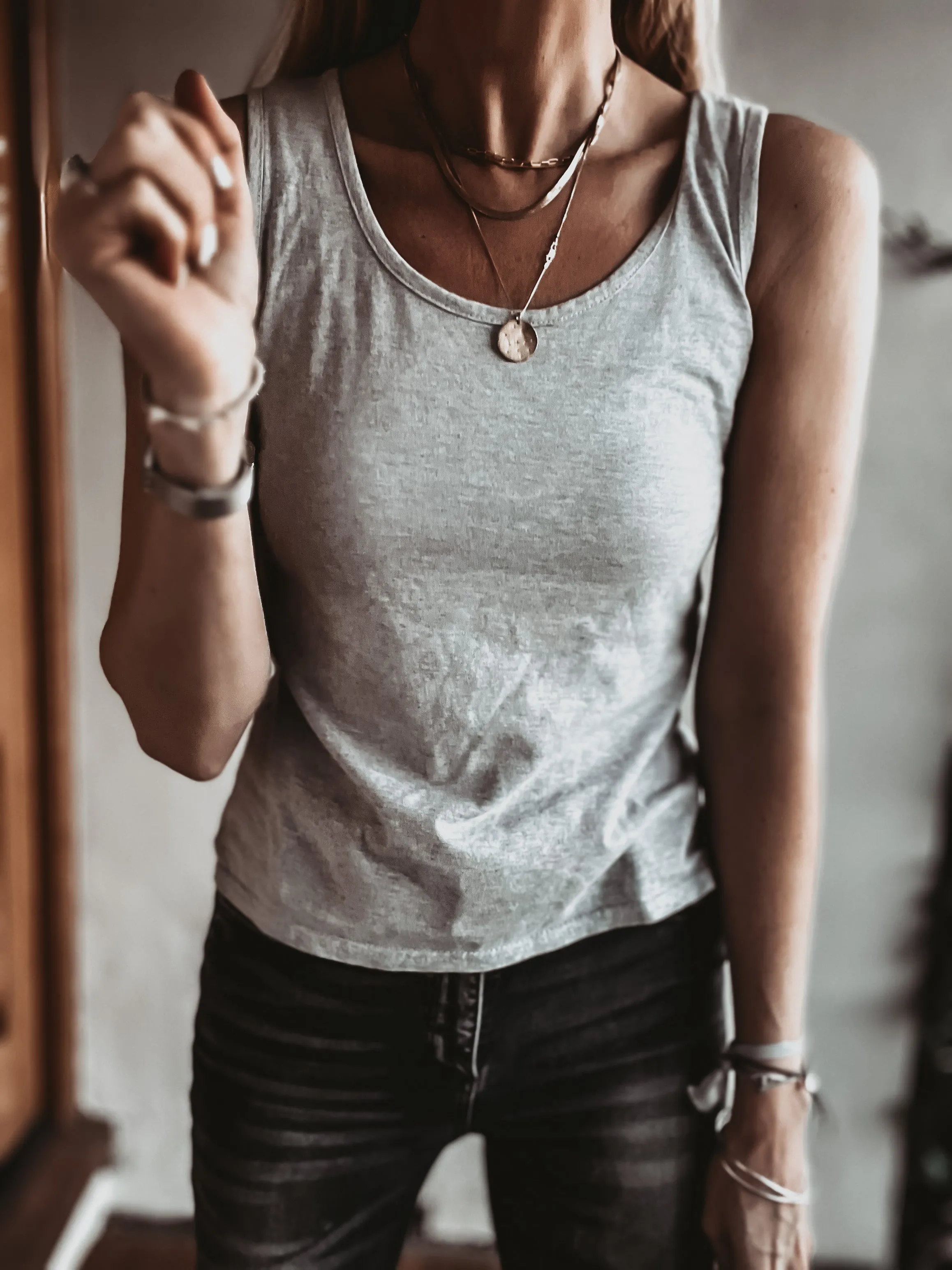 The perfect GREY vest top! (Fab for layering over too!)