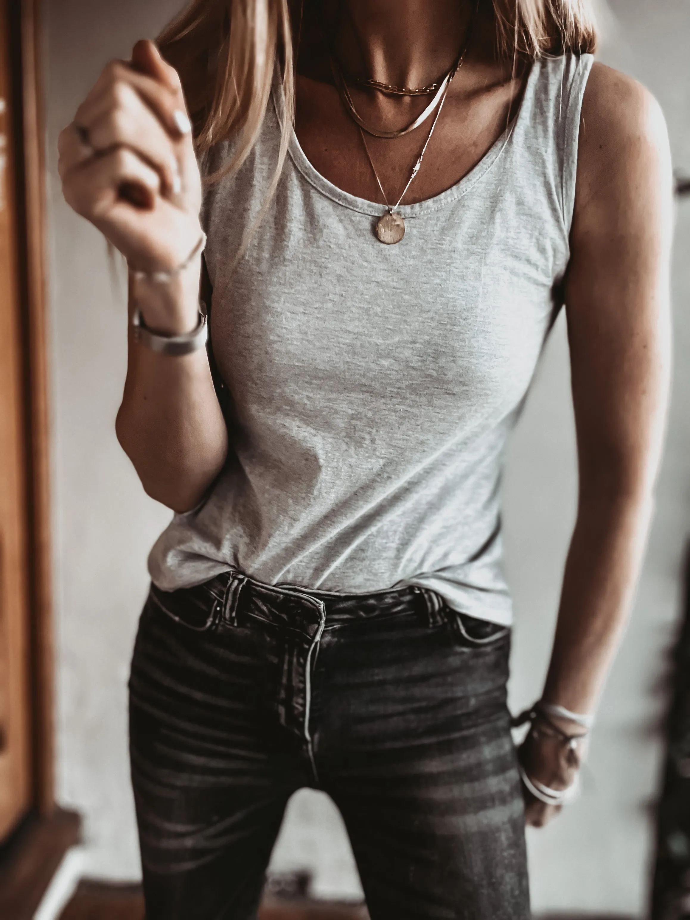 The perfect GREY vest top! (Fab for layering over too!)