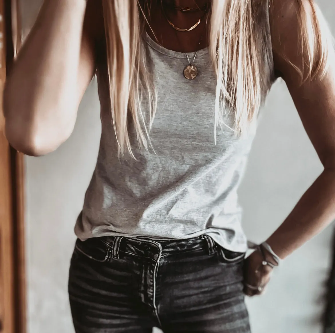 The perfect GREY vest top! (Fab for layering over too!)