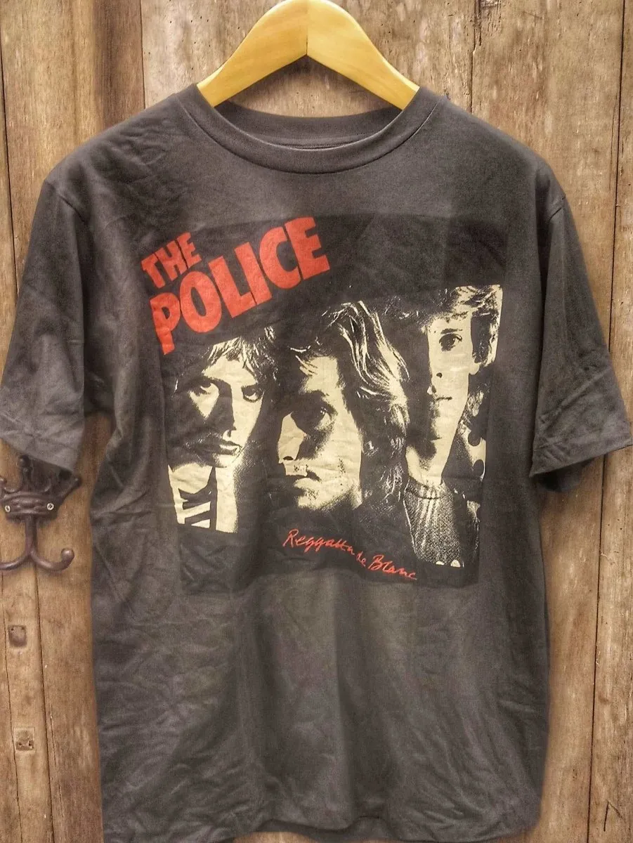 THE POLICE 100% Cotton New Vintage Band T Shirt