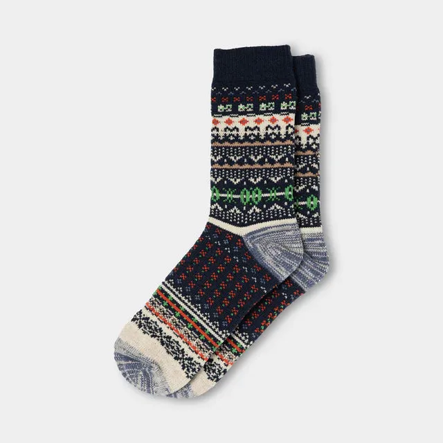 Tilley Unisex Fair Isle Sock