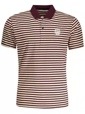 Trendy Striped Polo T-shirt