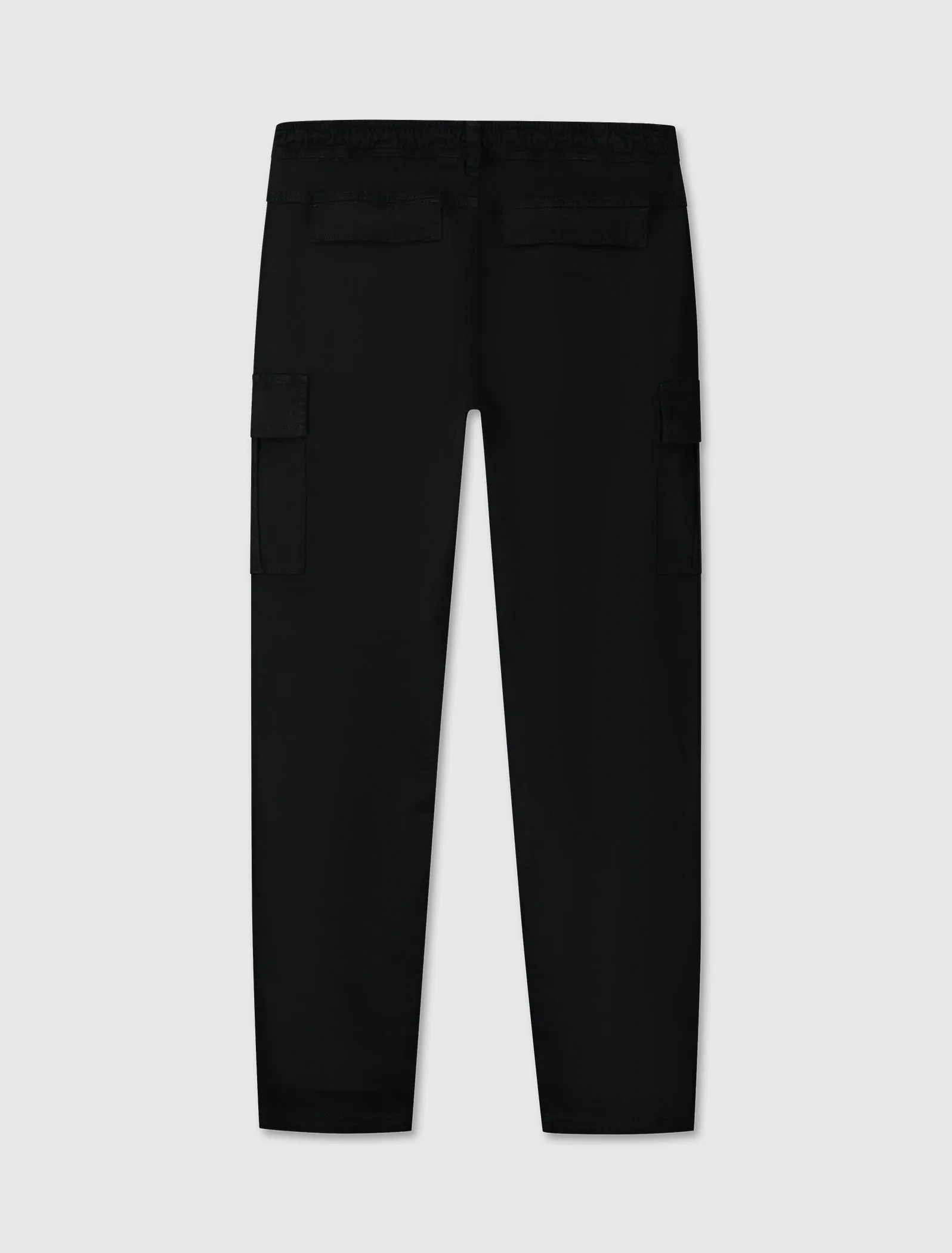 Twill Cargo Pants | Black