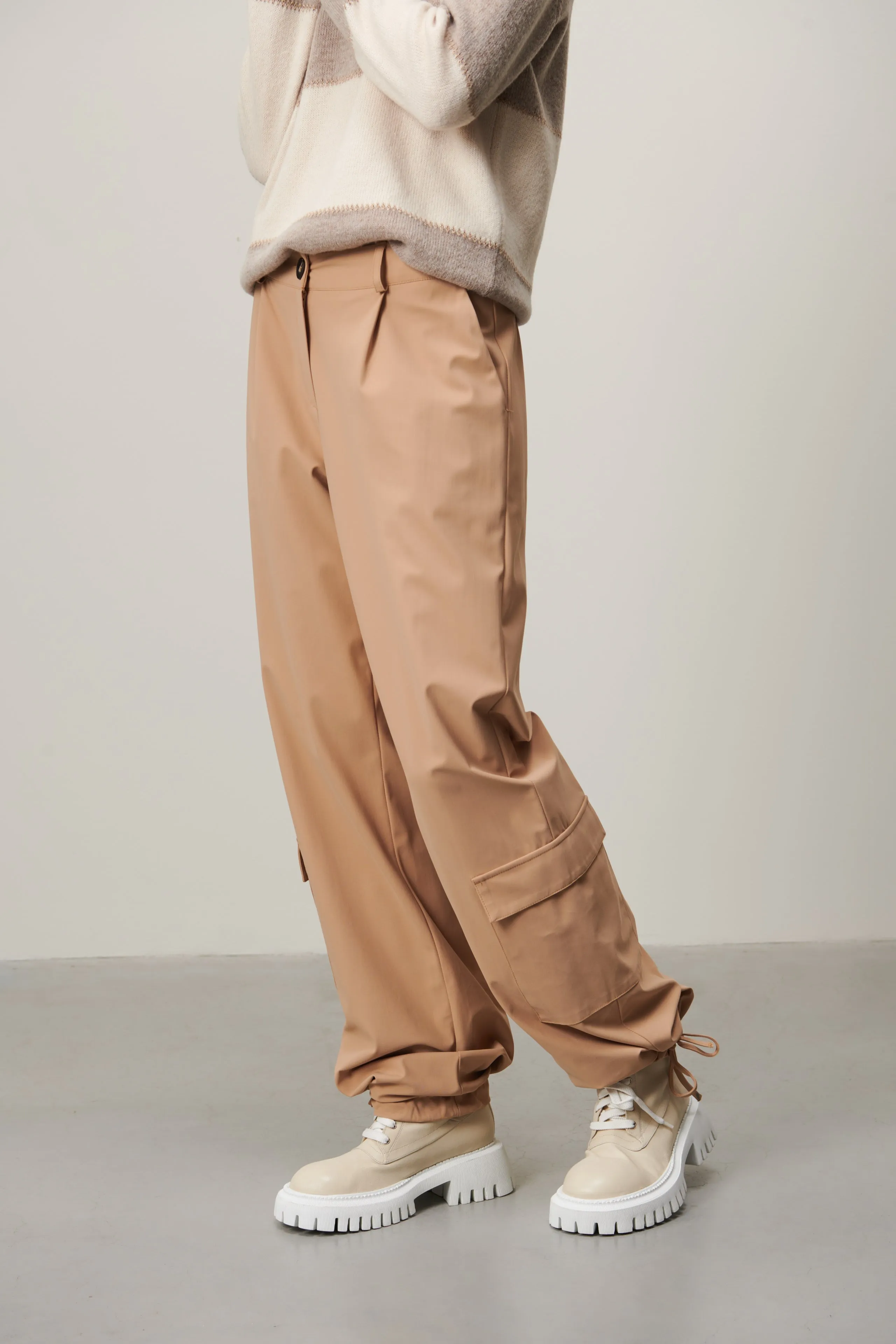 Vellan Pants Technical Jersey | Beige