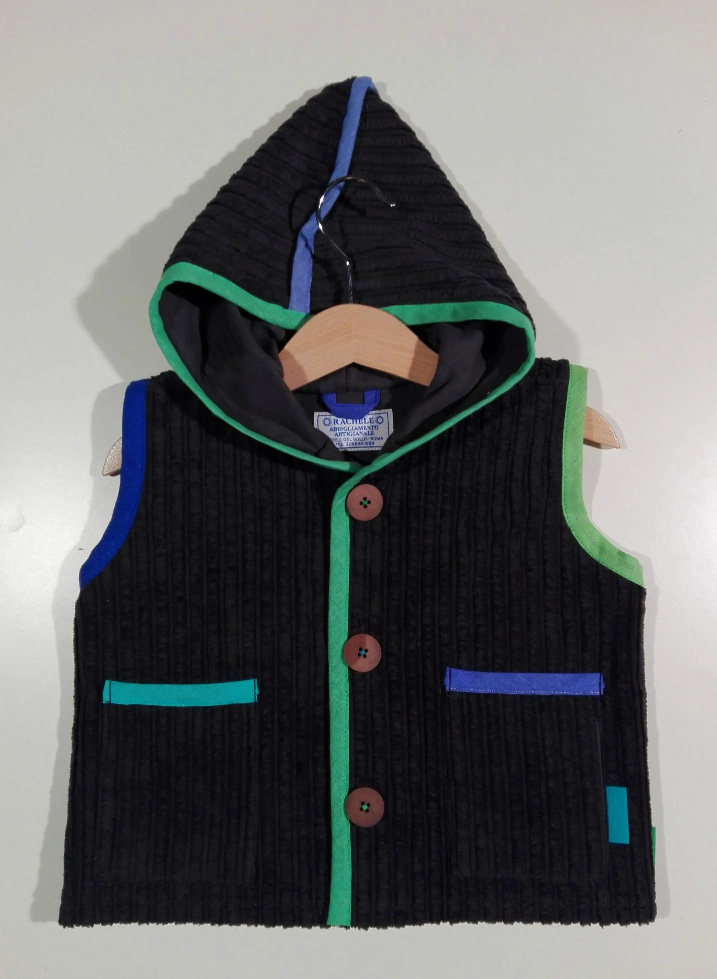 Vest in corduroy