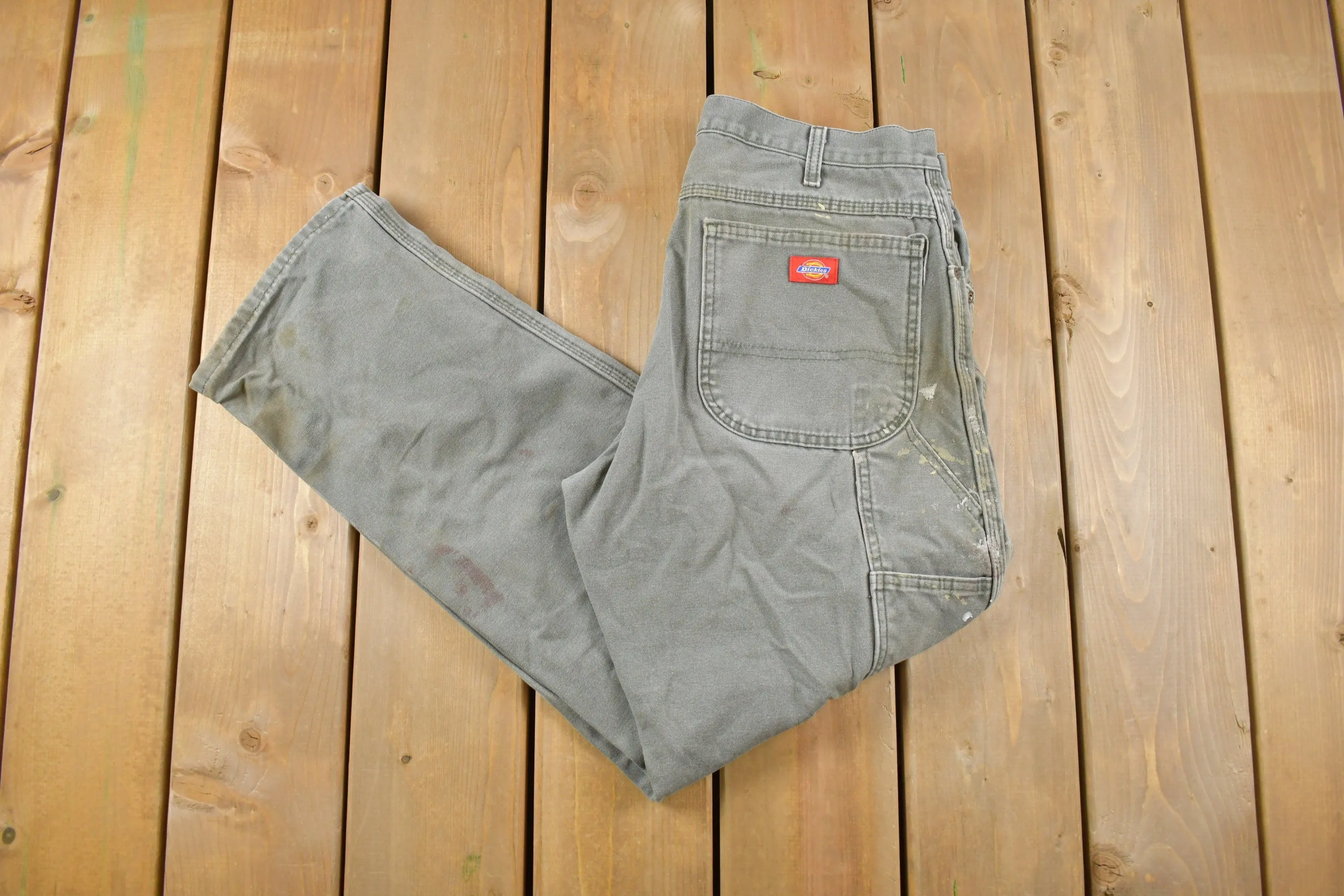 Vintage 1990s Dickies Distressed Painter Cargo Pants 32 x 30