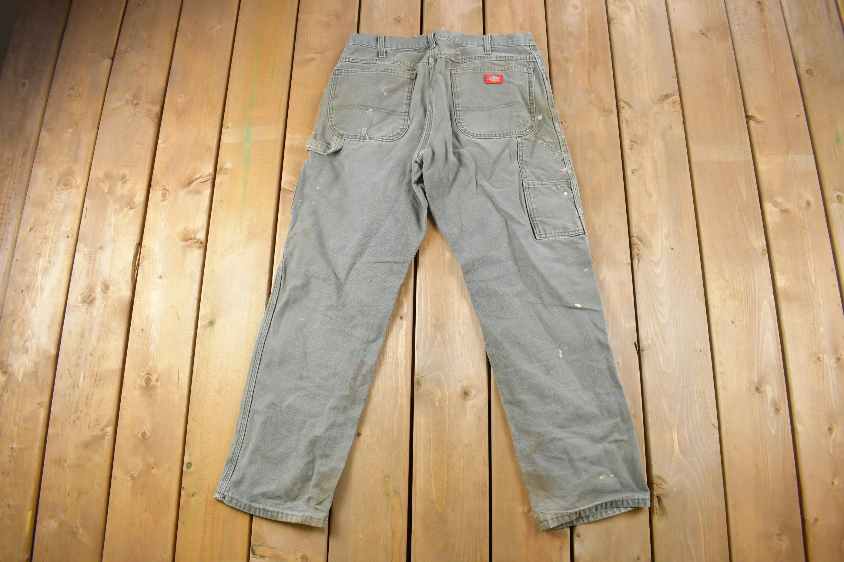 Vintage 1990s Dickies Distressed Painter Cargo Pants 32 x 30