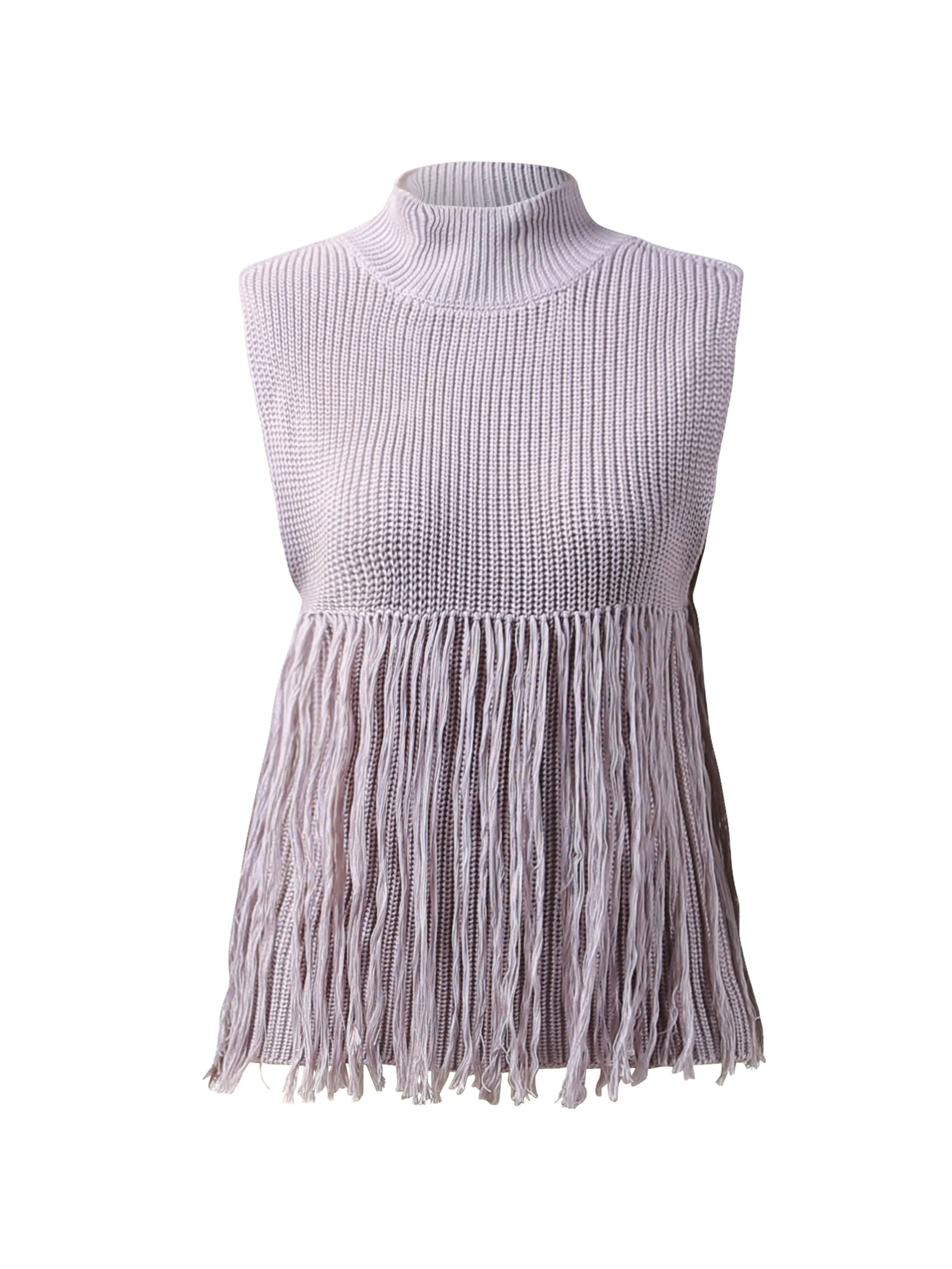 VIRNA knit vest - Dusty purple