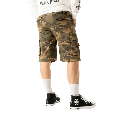 WCC CFL CARGO SHORTS - VINTAGE WOODLAND CAMO