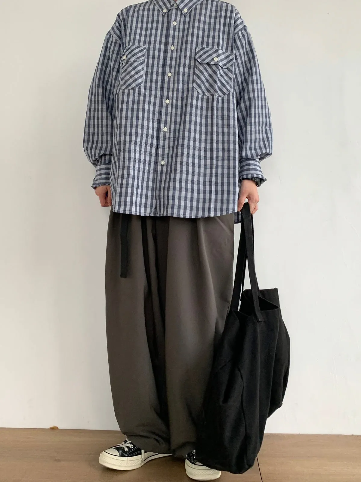 We Love Street Vintage Retro Style Thin Casual Trousers Loose Long Pants