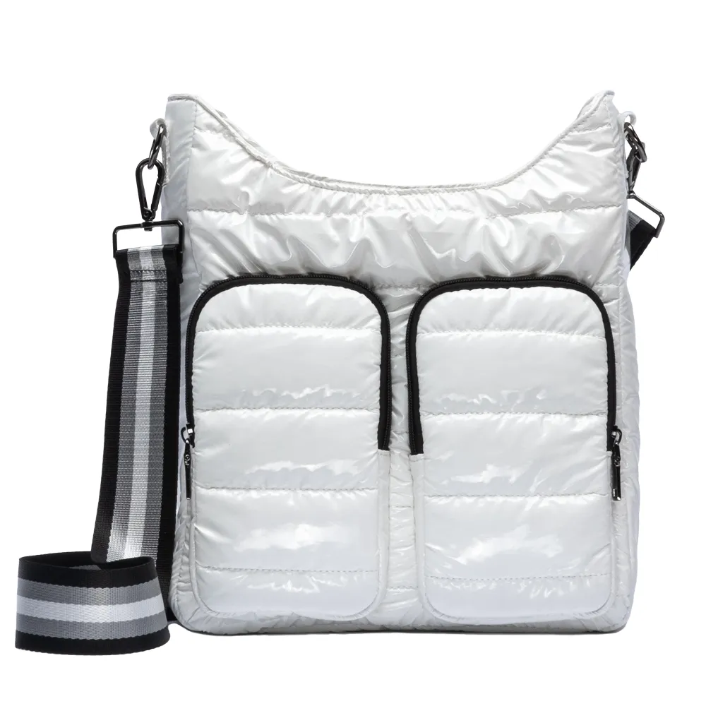 White Glossy HydroDouble® Crossbody Bag