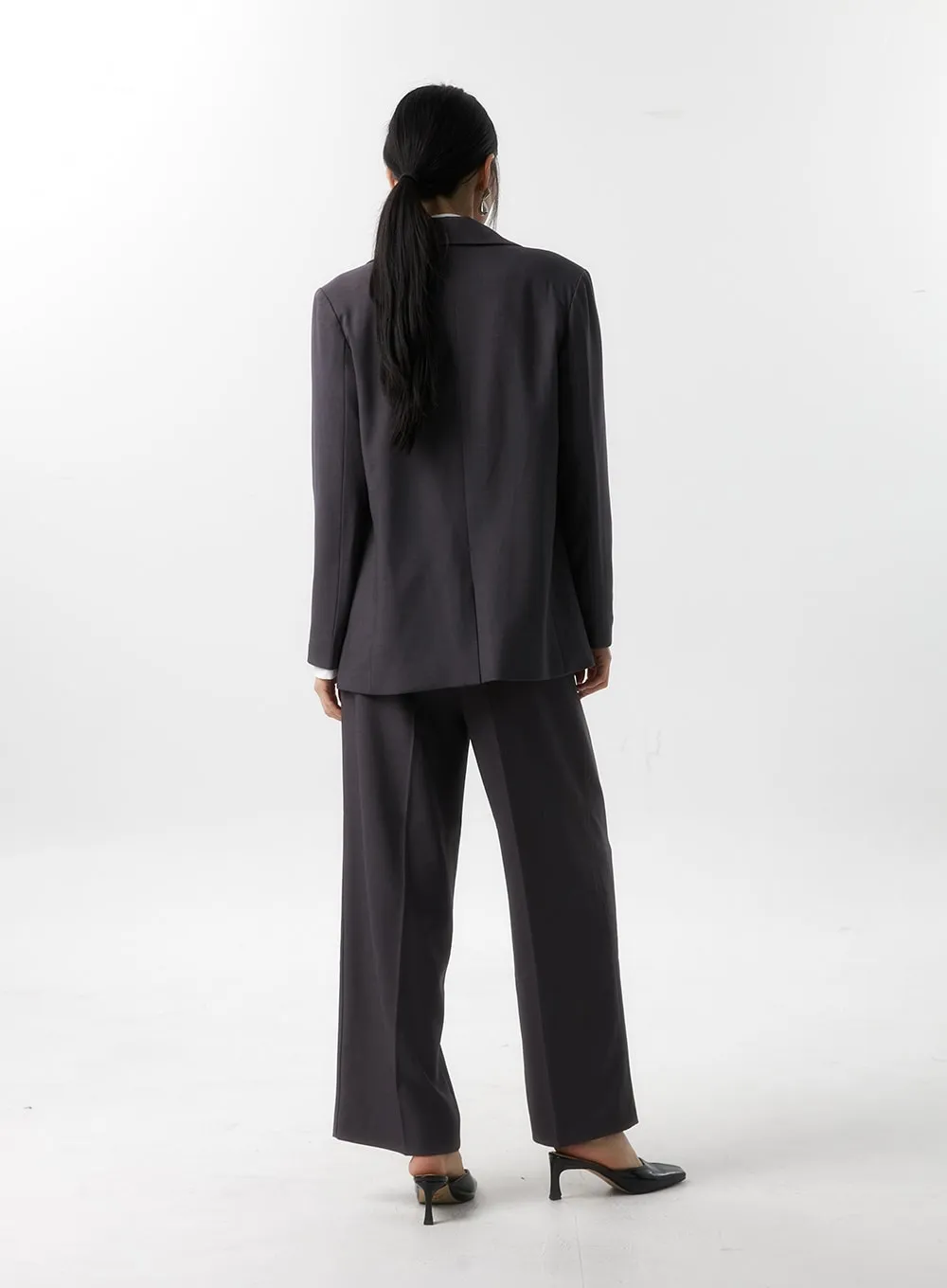 Wide Fit Tailored Pants IS315