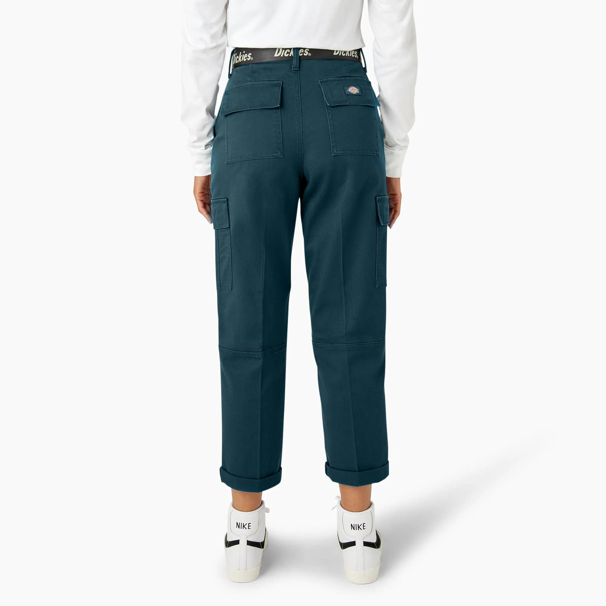 Women's Cropped Cargo Pant - Reflecting Pond