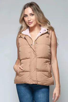 Women’s zip up hooded Vest