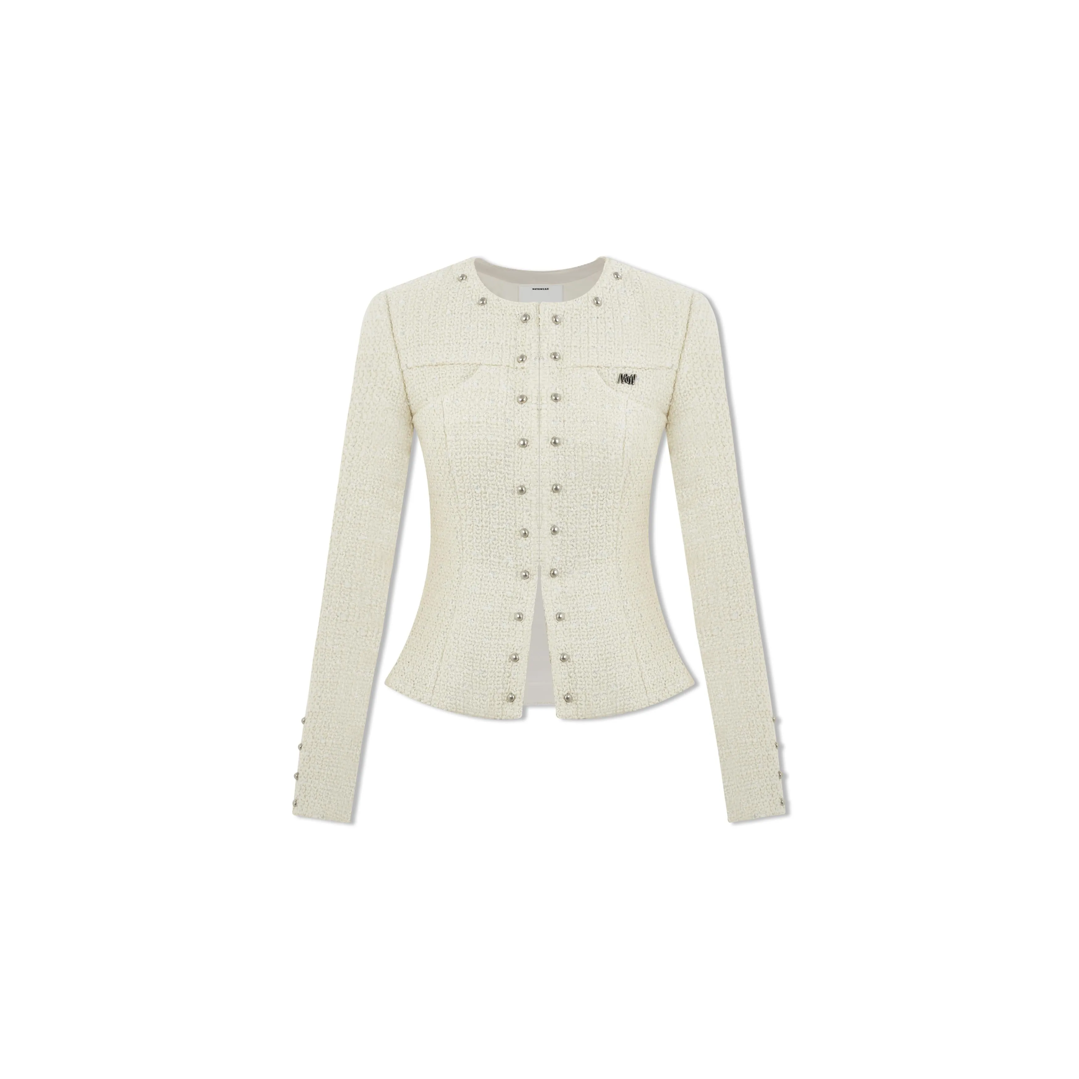 Woolen Coat White Knight Chanel Style Suit