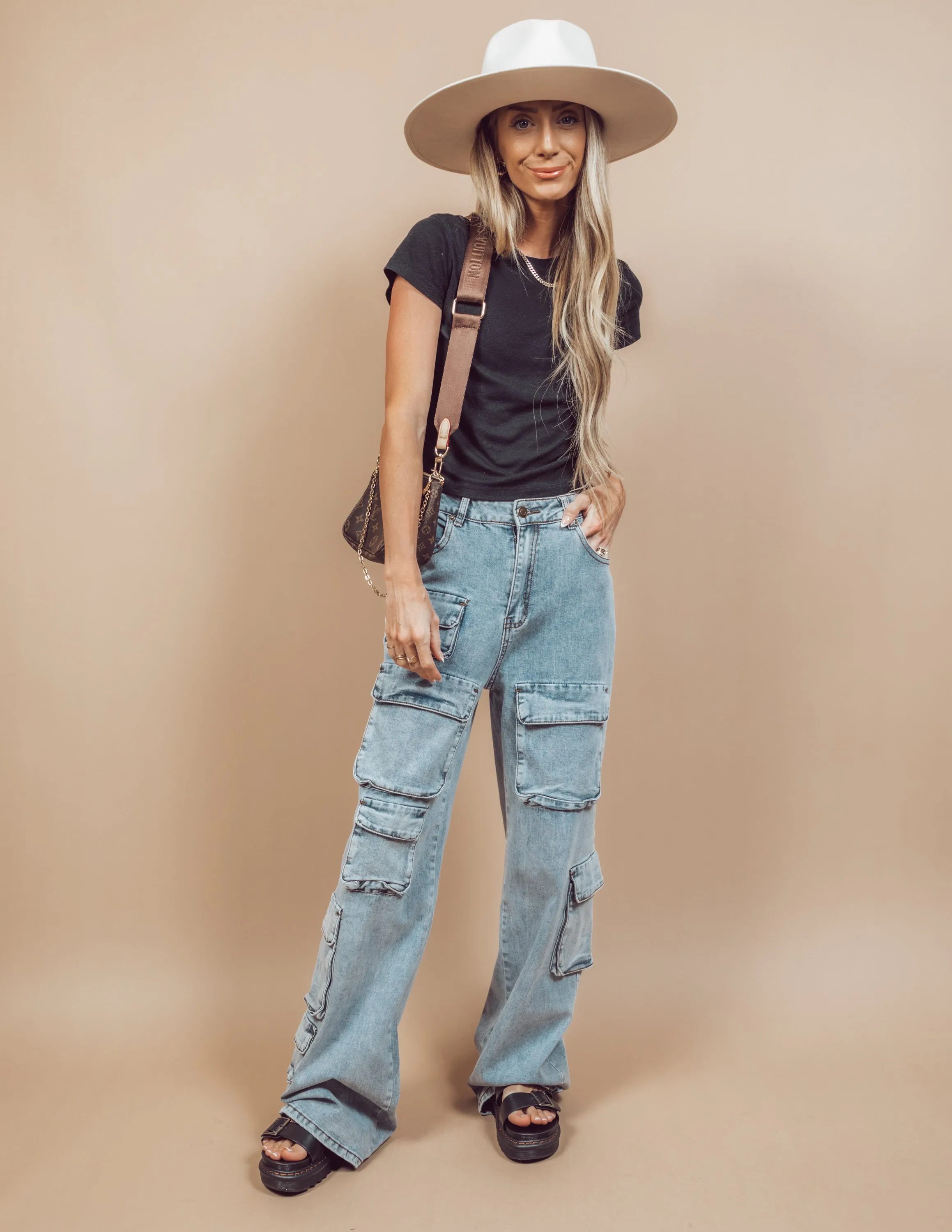 Yara Cargo Denim