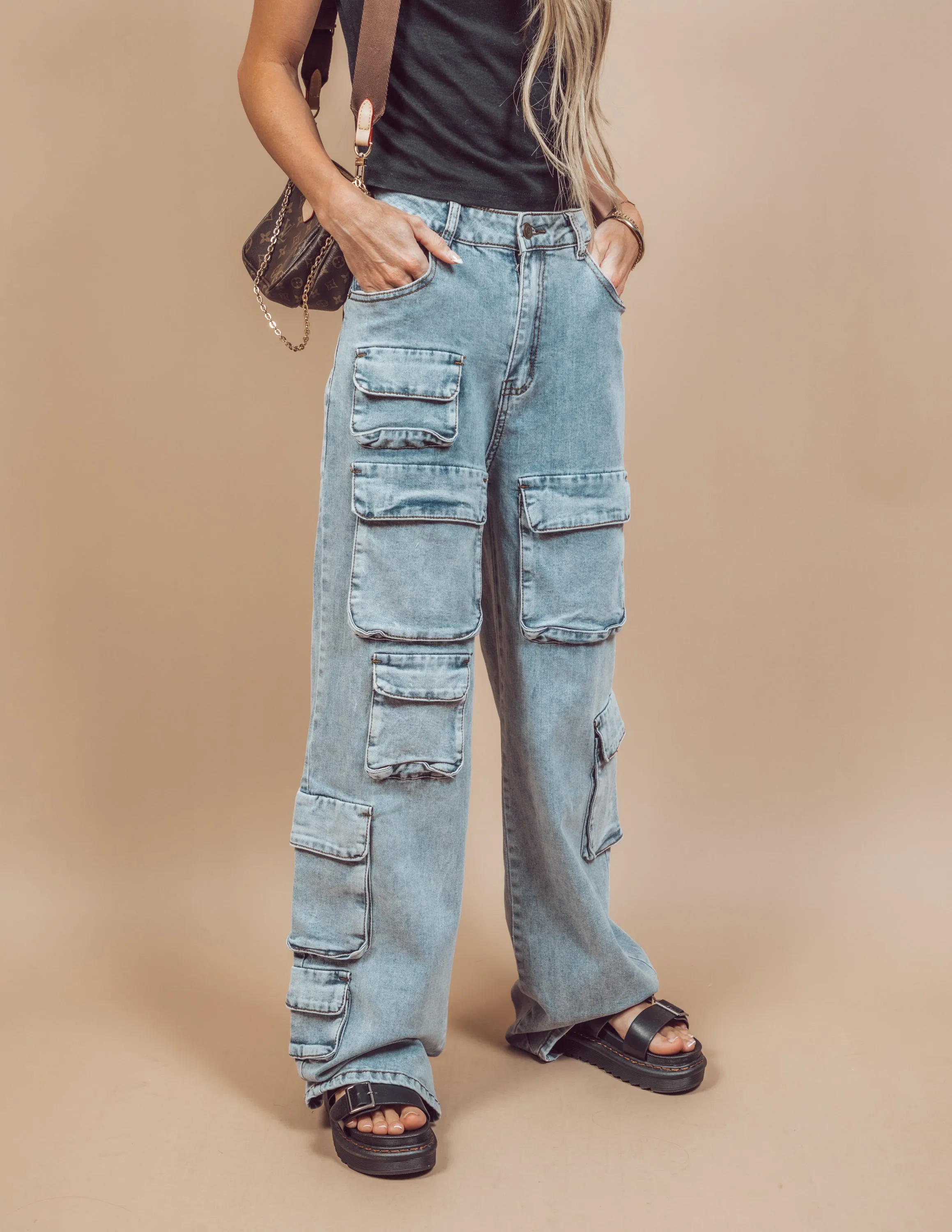 Yara Cargo Denim