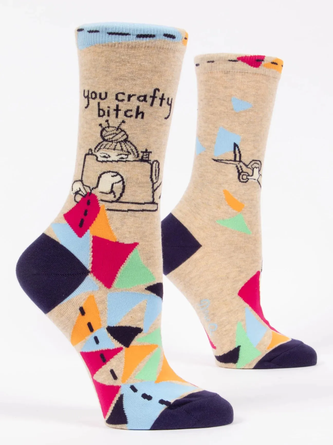 You Crafty Bitch Women's  Crew Sock