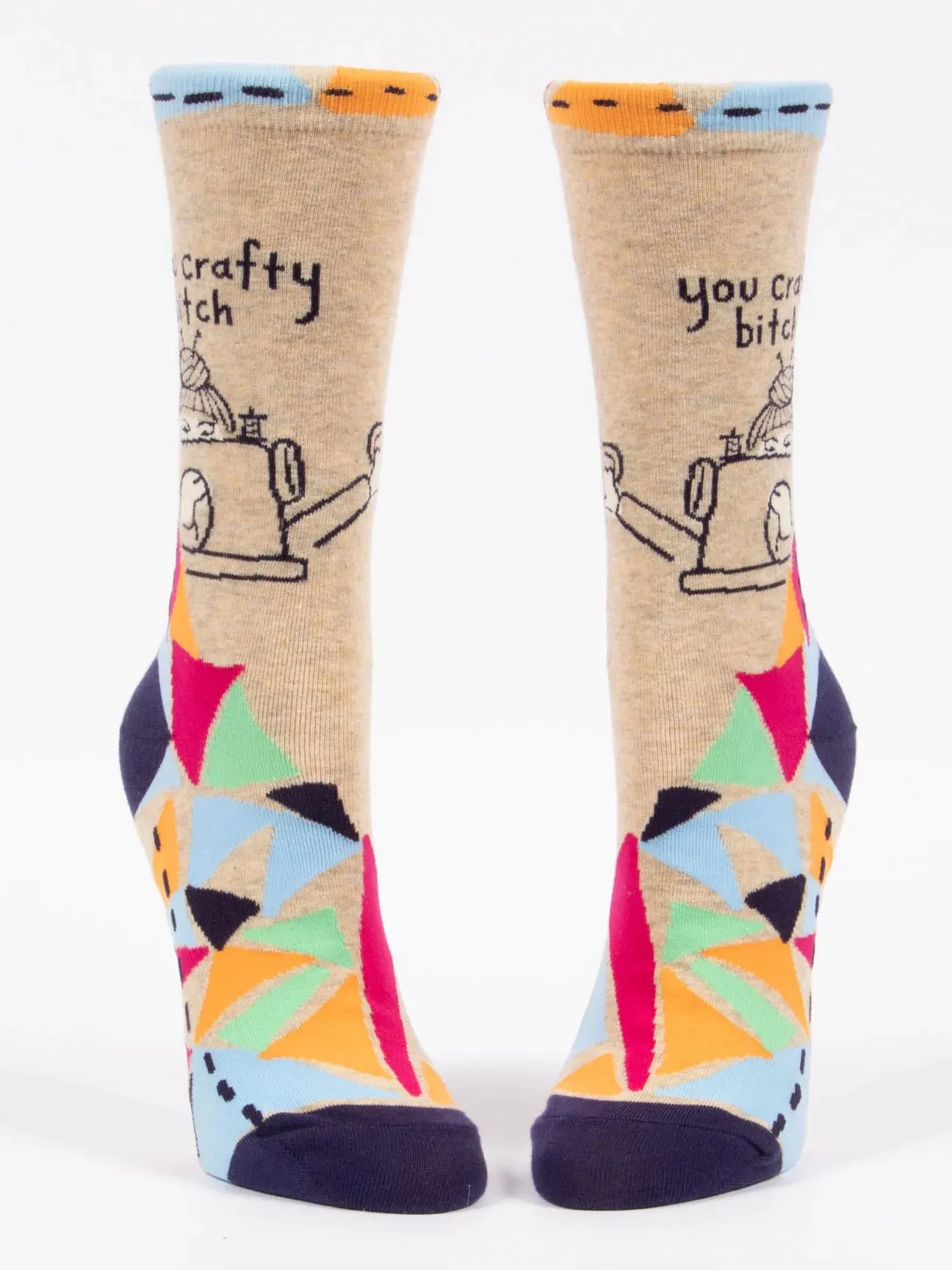 You Crafty Bitch Women's  Crew Sock